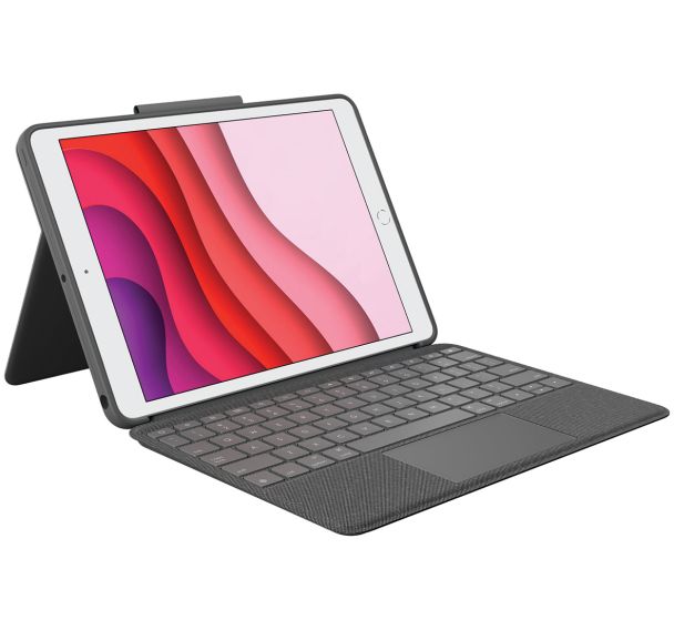 Etui-clavier Combo Touch pour tablette pour iPad 7e,8e,9e gen CH - Logitech