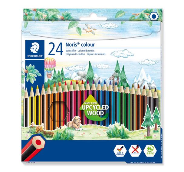 Etui 24 crayons couleurs Noris Colour Staedtler