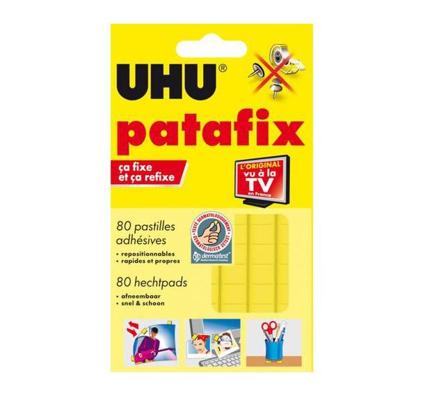 Etui 6 bandes 14 x 1 cm Patafix UHU
