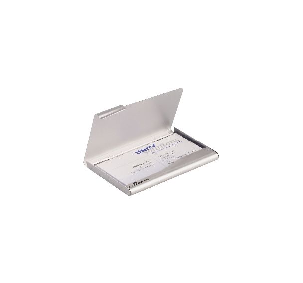 Etui cartes de visite - Modèle simple - Capacité:15 cartes - Aluminium