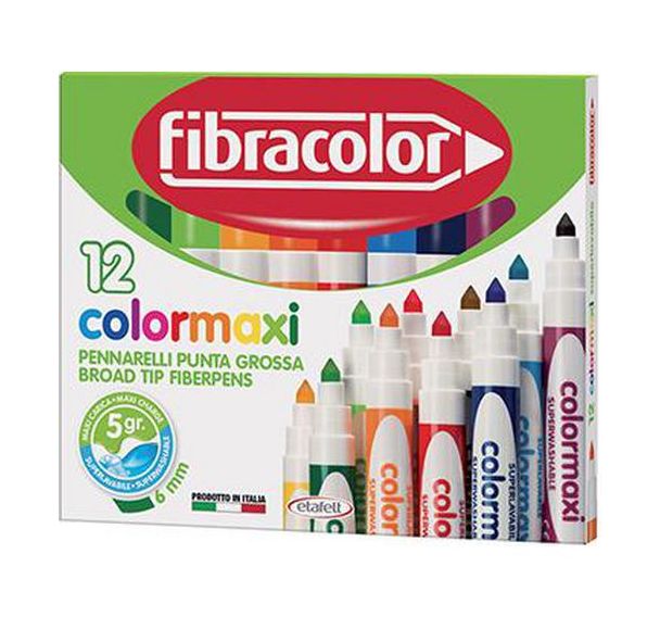 Etui de 12 feutres à colorier Color Maxi