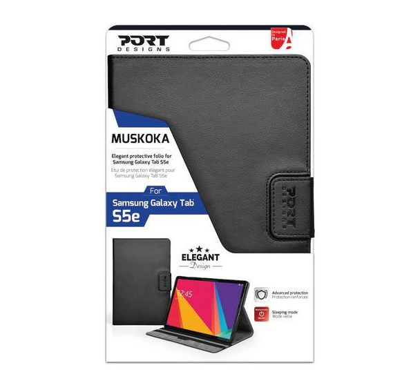 Etui dédié MUSKOKA TAB S5E BK