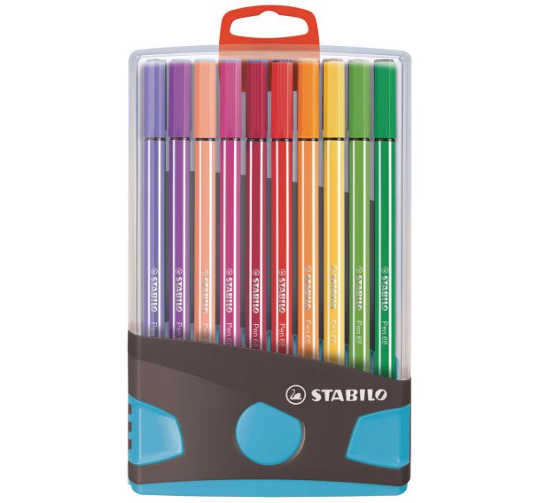 Etui rigide 20 feutres Pen 68 Stabilo