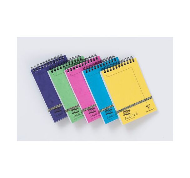 Europa Midi Pad reliure intégrale assortiment C 15,2x10,2cm 200p lignélivré en boîte prêt-à-vendre