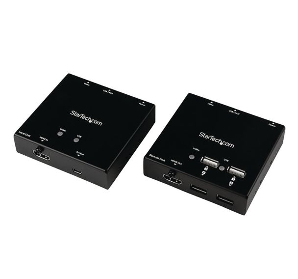 Extendeur HDMI sur Cat6 à 50 m avec hub USB 2.0 à 4 ports-1080p