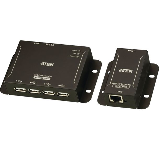 Extendeur RJ45 vers 4 ports USB 2.0 - Aten