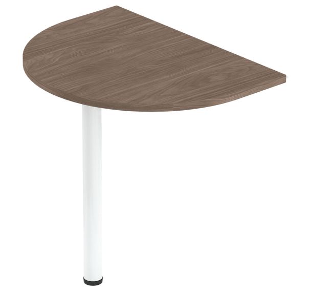 Extension 1/2 ronde 60 x 80 cm pour bureau Isia