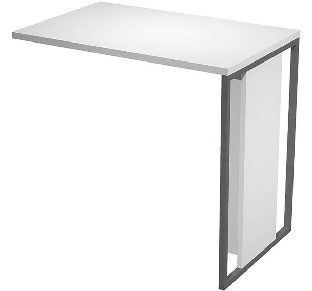 Extension bureau Razor - 80 cm - Pieds anthracite - Artarredi