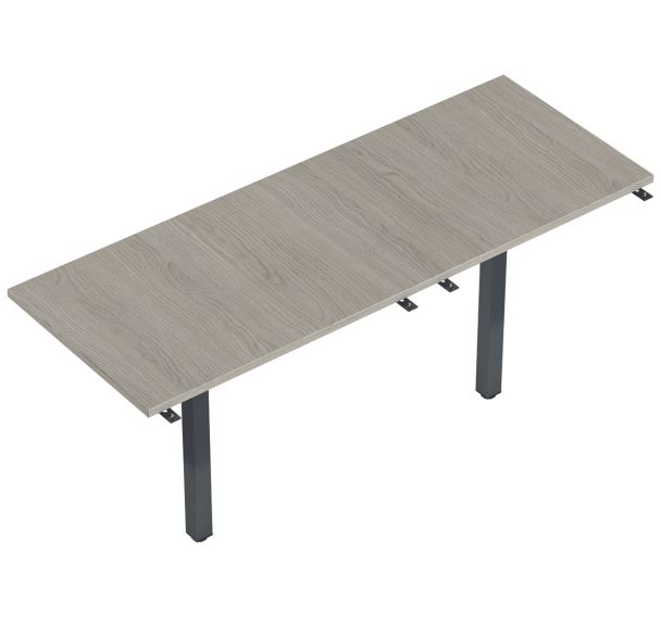 Extension d'extrémité Enis liaison 2 bureaux fixes 140 cm MBA