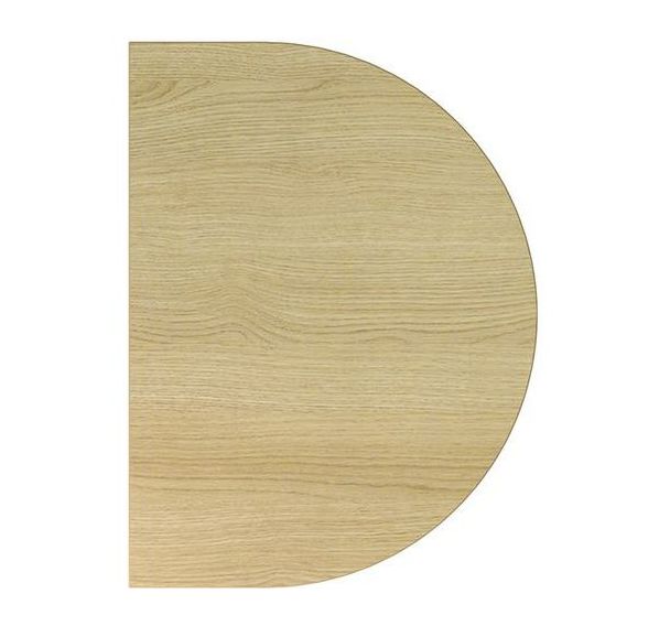 Extension de bureau - Pied d'appui blanc - 60x80 cm - Hammerbacher