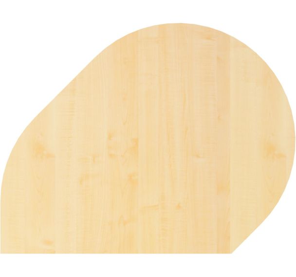 Extension de bureau - Plateau en chêne - 80x103 cm - Hammerbacher