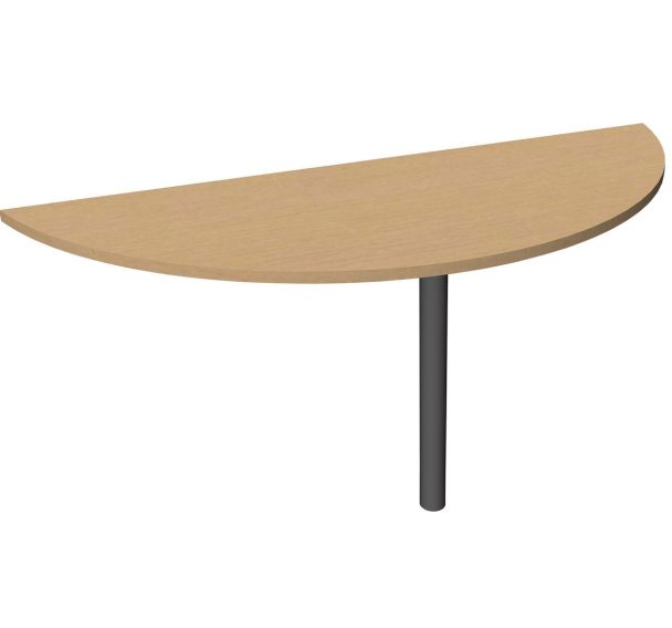 Extension pour bureau demi lune Quatuor - Manutan Expert