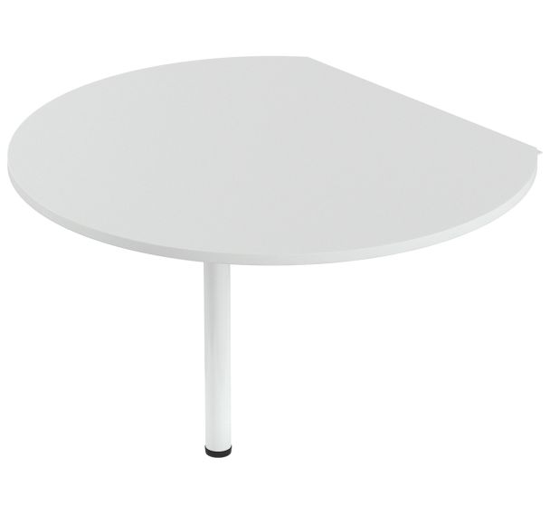 Extension ronde 105 x 120 cm pour bureau Isia