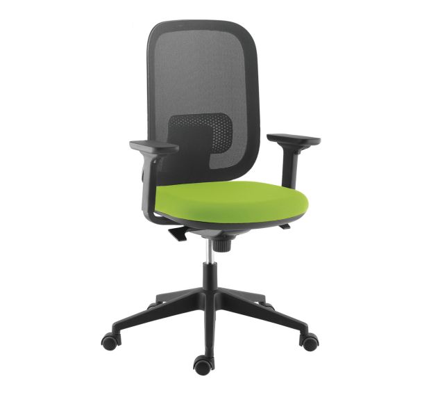 Fauteuil Alaia dos résille noire contact synchrone Sokoa