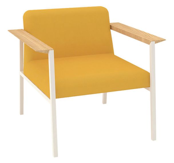 Fauteuil Amalti tissu polyester Quadrifoglio