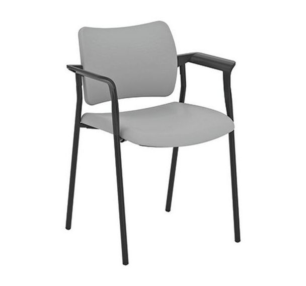 Fauteuil Amets 4 pieds assise et dos enduit PVC - Sokoa
