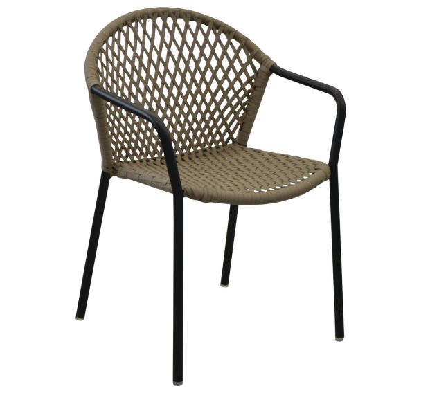 Fauteuil CAPRI rope/alu Proloisirs