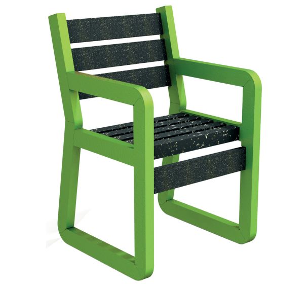 Fauteuil Chardonnay primaire Ipra/alu - Urbemob