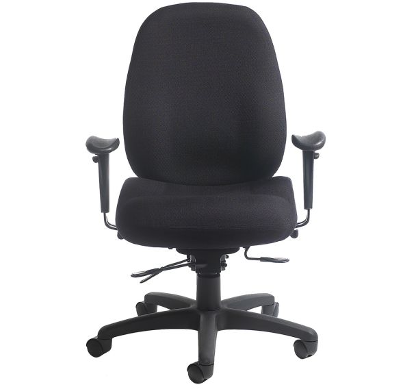 Fauteuil Dexter usage intensif 24 h Presidio Noir