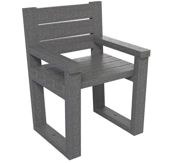 Fauteuil Emeraude plastique recyclé Espace Urbain