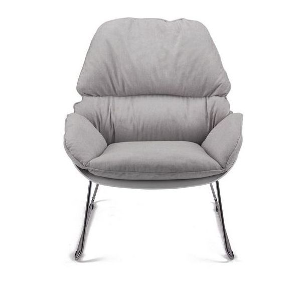 Fauteuil Lazy blanc/gris - Meet By Paperflow