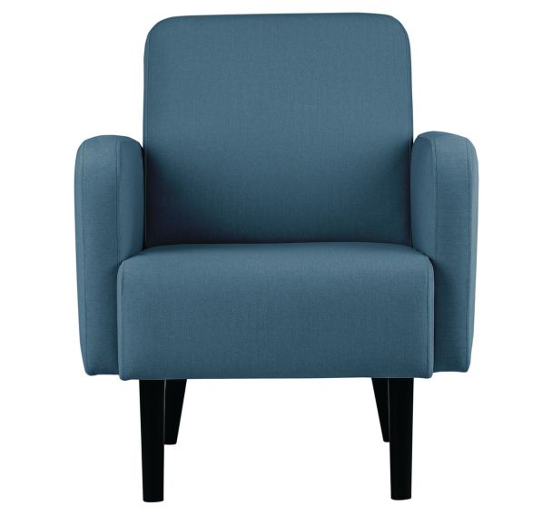 Fauteuil Lisoa pied noir revêtement tissu polyester Paperflow