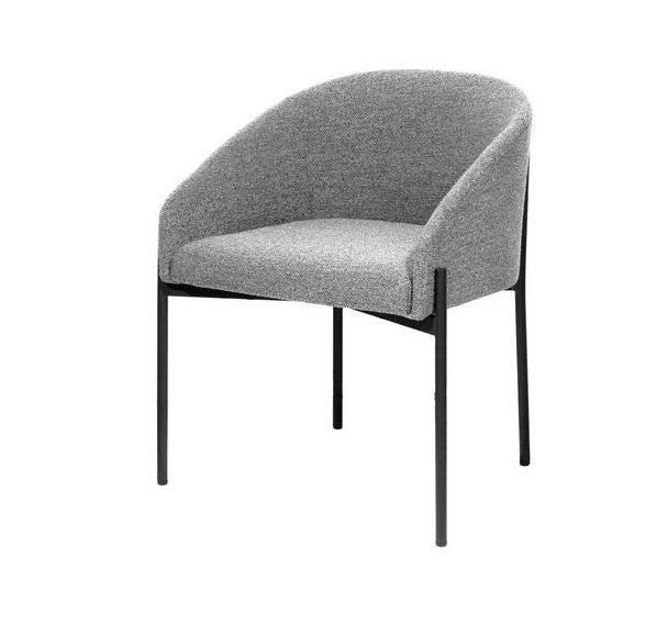 Fauteuil Milo - Structure noire - Meet By Paperflow