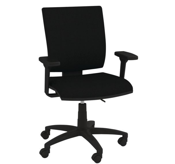 Fauteuil OPTIMA avec accoudoir sur roulettes Quadrifoglio