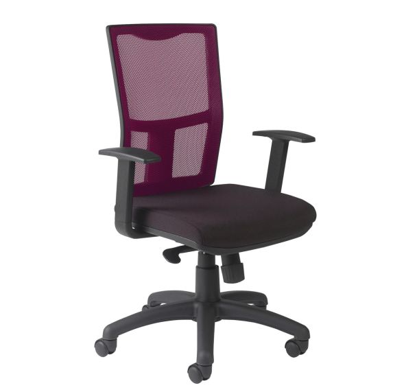 Fauteuil Ritz accoudoir fixe dossier résille couleur - Manutan Expert