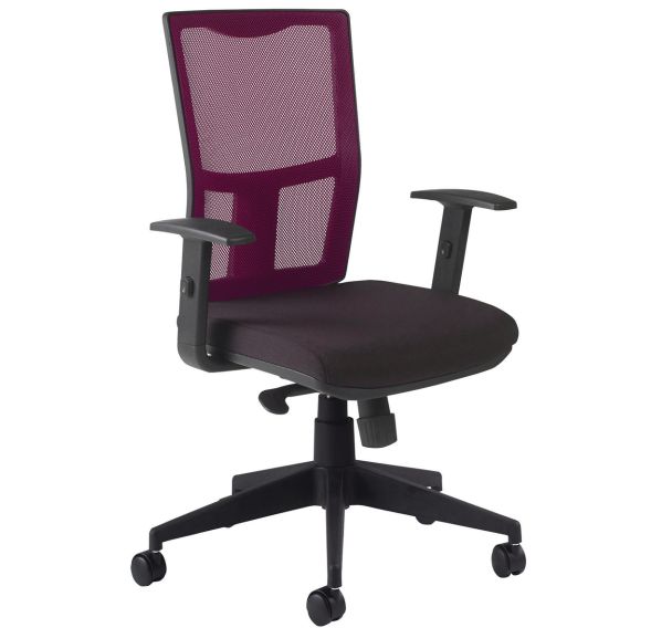 Fauteuil Ritz accoudoir réglable doss. résille couleur- Manutan Expert