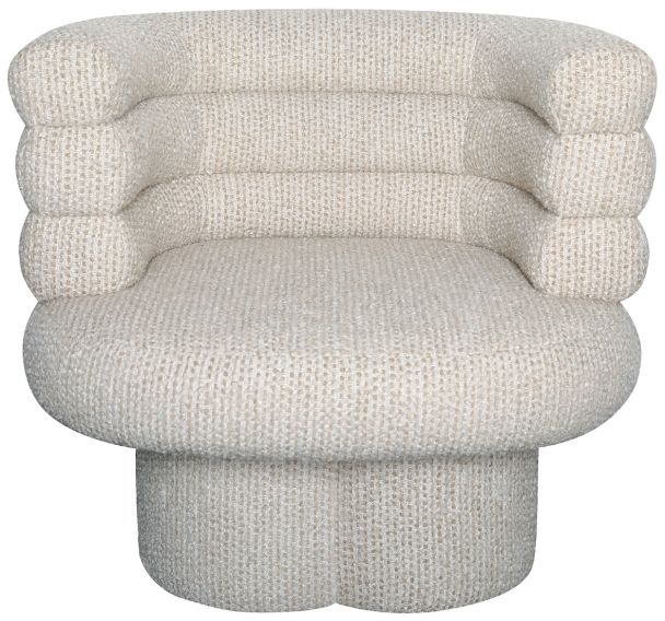Fauteuil Trèfle pivotant Ecru