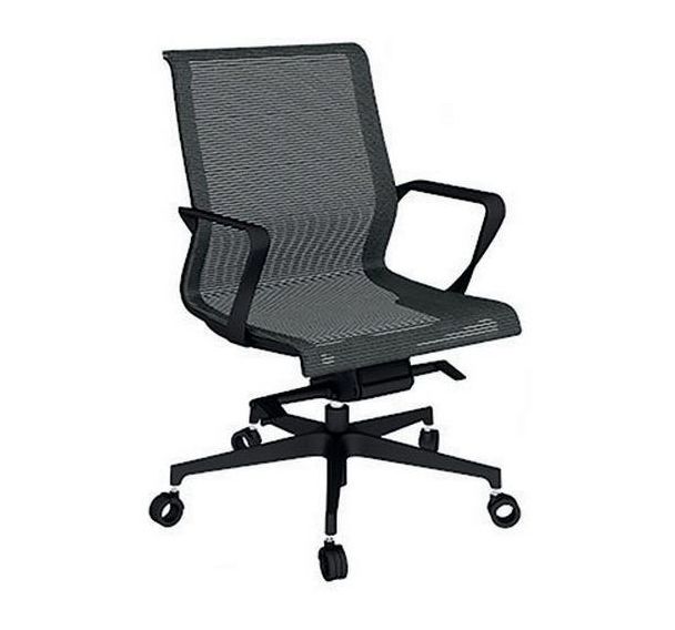 Fauteuil bas Dinamica MEC03 structure en nylon noir - Quadrifoglio