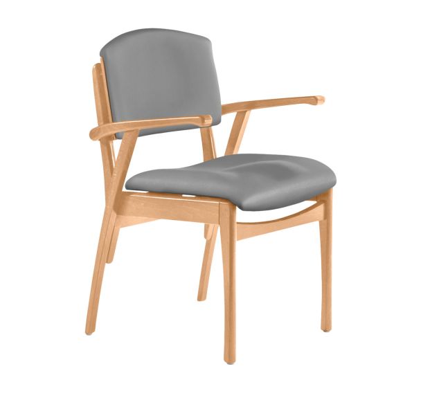 Fauteuil bridge Grand Large assise/dossier abaka - structure hêtre Sunset Creation