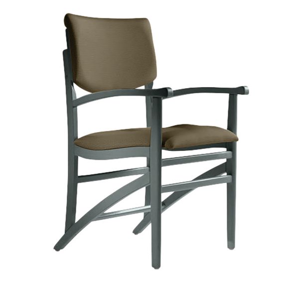 Fauteuil bridge Mikado assise/dossier ginkgo - structure hêtre Sunset Creation