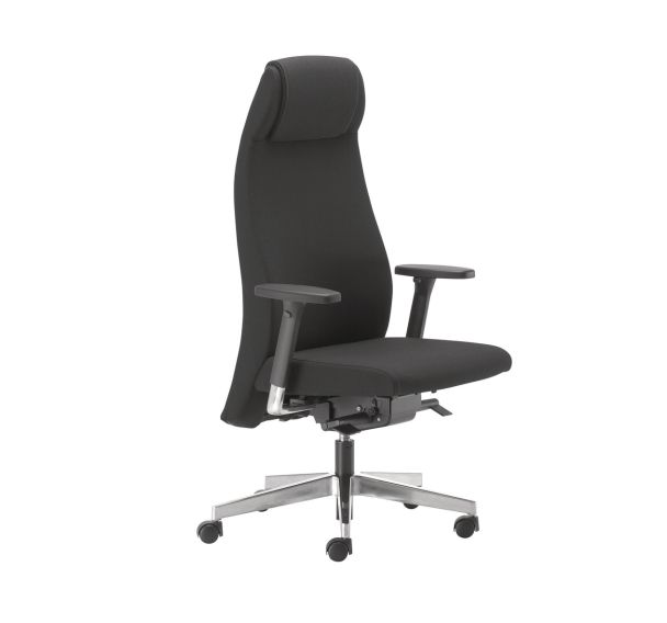 Fauteuil de bureau Gala 24/24 heure coloris Noir