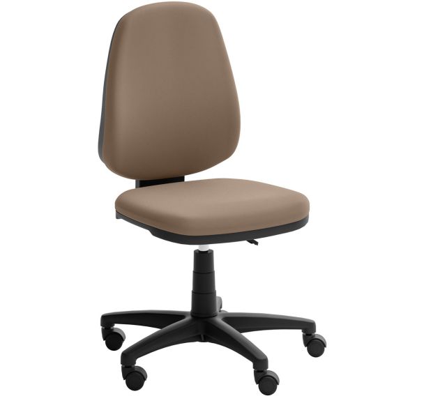 Fauteuil de bureau bas en tissu avec accoudoirs Open - Quadrifoglio