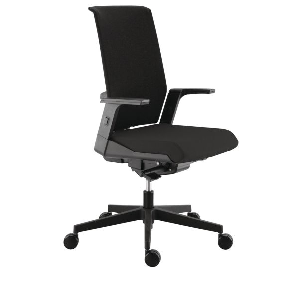 Fauteuil de bureau haut dossier résille tissu M1 Tela Sokoa