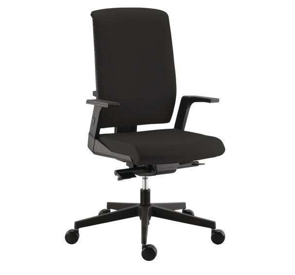 Fauteuil de bureau haut dossier tissu M1Tela Sokoa