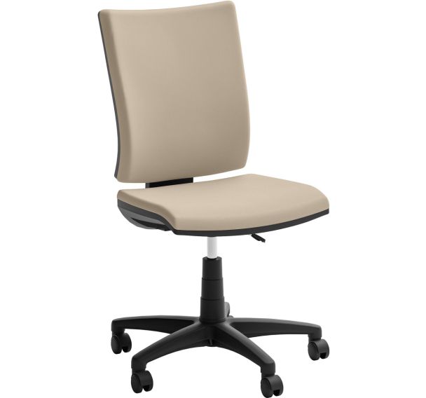 Fauteuil de bureau haut en tissu avec accoudoirs Optima - Quadrifoglio