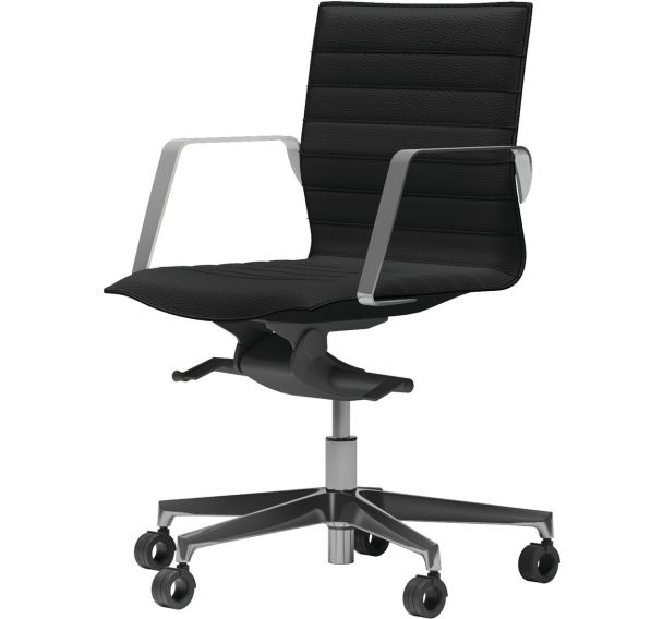 Fauteuil de direction Diva avec dossier bas - Quadrifoglio
