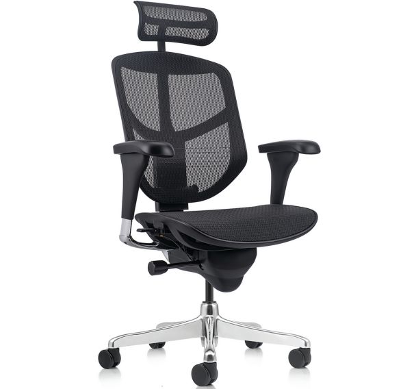 Fauteuil de direction Enjoy coloris Noir