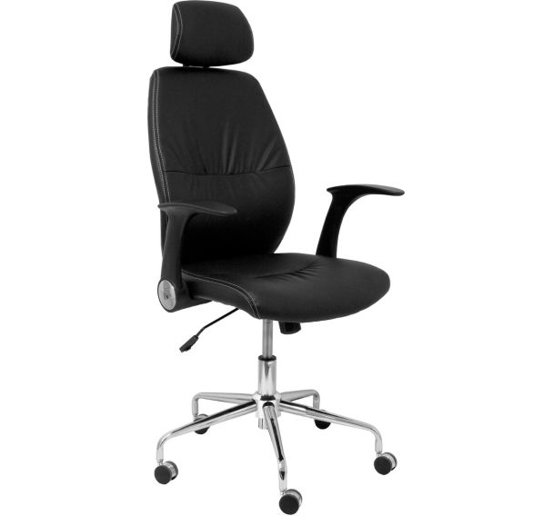 Fauteuil de direction Huelves similicuir turquoise