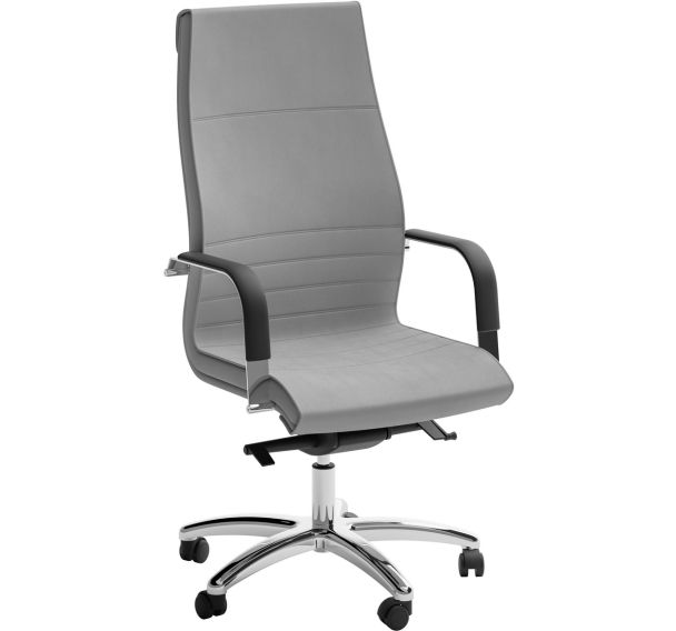 Fauteuil de direction haut Dama - Revêtement cuir - Quadrifoglio