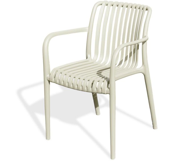 Fauteuil de jardin empilable en polypropylène - City Garden