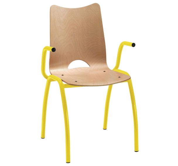 Fauteuil de maitre Céphée avec accoudoirs tube - Manutan Expert