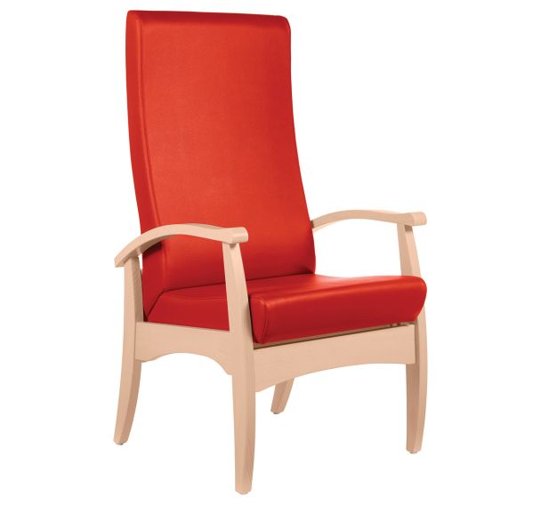 Fauteuil de repos Realty assise/dossier abaka - structure hêtre Sunset Creation