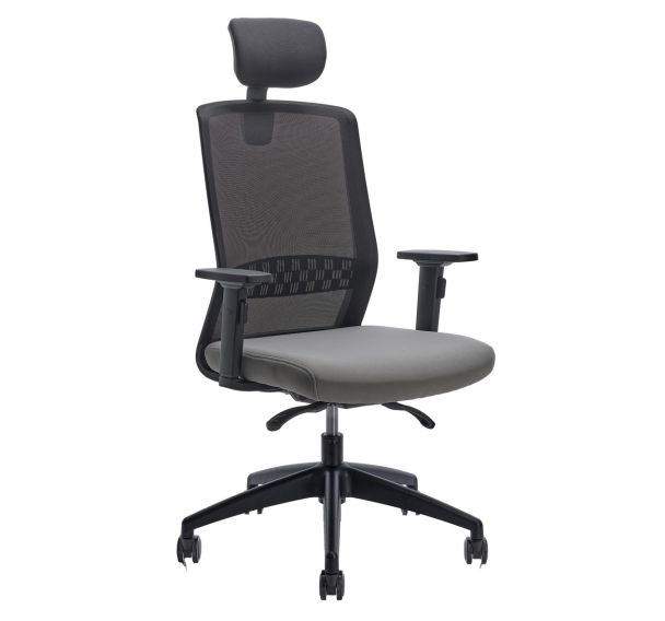 Fauteuil ergonomique RW242 assise couleur dossier résille noirBurocean