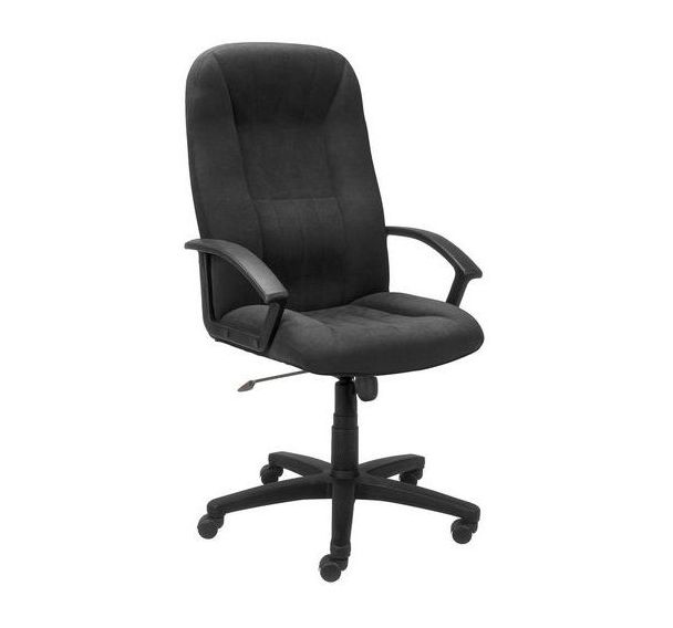 Fauteuil manager basculant central tissu noir