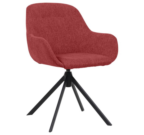 Fauteuil pivotant Sira pied noir Paperflow