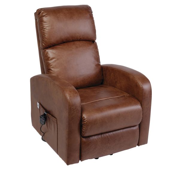 Fauteuil releveur Lazy Up 1 moteur en microfibres